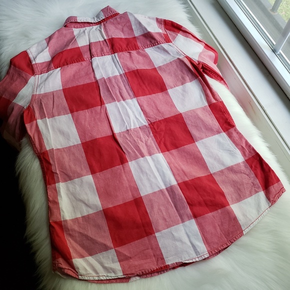 🍂❤️ Abercrombie & Fitch Plaid Button Up Shirt - Picture 6 of 8